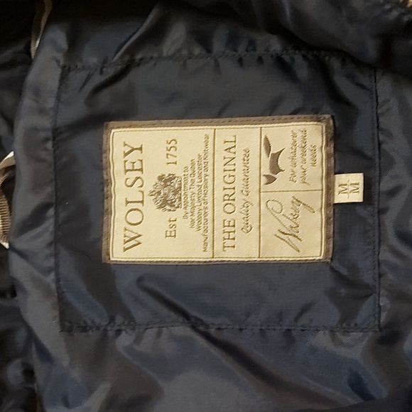 Wolsey navy blue puffer vest size M - Picture 3 of 5